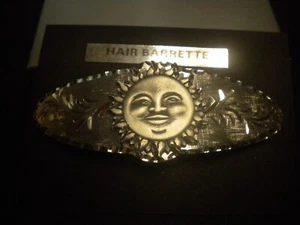 HAIR BARRETTES MADE OF PEWTER HAND ENGRAVED MADE IN NEW ENGLAND USA - Picture 1 of 3