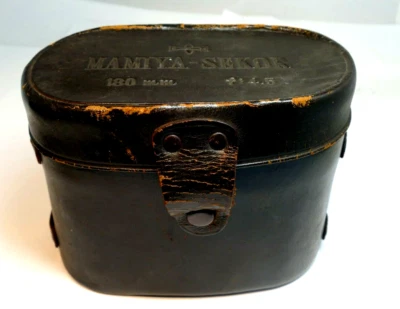 Mamiya Sekor 180mm f4.5 Estuche Rígido para Lente TLR Marrón 18cm 13.5cm Foto 1 de 4