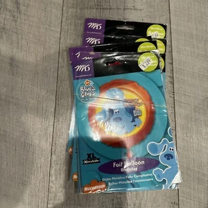 7 Blues Clues Foil Mylar Balloon Happy Birthday Party 18" Round Nick Jr M&D - Picture 1 of 1