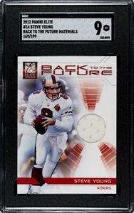 2012 Panini Elite Steve Young Back to the future GW #14 169/199 Grade 9 SGC - Picture 1 of 2