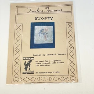 Timeless Treasures Stitchery Quilt Embroidery Sewing Template Frosty - Picture 1 of 6