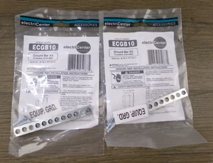 Siemens 10 Terminal Barra de Tierra Kit 10 pos ECGB10 GB10 EGB10 #14-4 AWG Lote 2 S5 - Imagen 1 de 1
