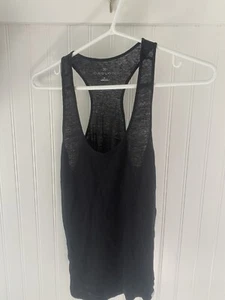 Caslon Womens Black Stretch Cotton Tank Top - XS - Picture 1 of 5
