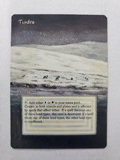 Tundra MTG Revised Altered Art Beautiful Reserve List Hard to Find