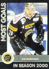 2013-14 Finnish Cardset Most Goals #14 Kari Nurminen