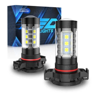 For Jeep Wrangler 2010-2021 2504 LED Fog Lights Bulbs White High Power DRL Lamps - Picture 1 of 13