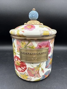 MacKenzie-Childs MORNING GLORY Canister 7.5” Small Canister, Retired - Picture 1 of 14