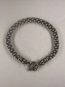 Lagos Caviar Sterling Silver 925 Beaded Bracelet 7.5” 7mm - Picture 1 of 6
