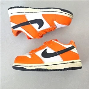 Nike Dunk Low (Tde) "Halloween" Phantom-Black-Safety Orange Sz 6C - Picture 1 of 5