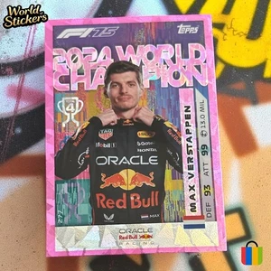Tarjeta Topps Turbo Attax 2025 Formula 1 Nº 277 Max Verstappen - Rosa - Imagen 1 de 1