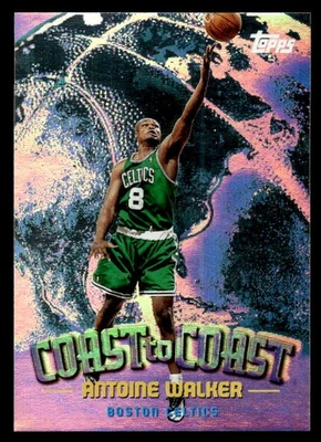 Antoine Walker 1998-99 Topps Coast to Coast #CC6 Boston Celtics ESE Foto 1 de 2