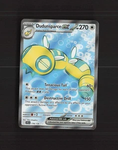 Dudunsparce ex 178/159 Gemeinsam Reise Full Art Ultra Rare Holo Pokemon Karte NM - Bild 1 von 10