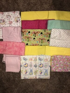 Over 3 Pounds Of Baby Fabric. Great For A Baby’s Blanket Or Pillow Cases. New - Picture 1 of 11