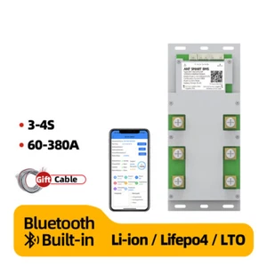 ANT SMART BMS 3S-4S Li-Ion LiFePo4 LTO Ebike With Bluetooth Built-in 60A-380A - Picture 1 of 9