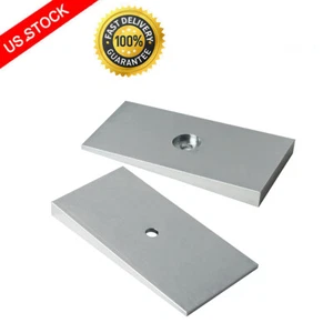 800061 2.5" 4 Degree Leaf Spring Shim - Pair Sliver - Picture 1 of 11