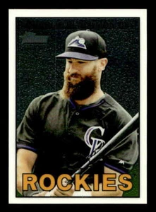 2016 Topps Heritage #THC-497 Charlie Blackmon Chrome #/999 - Picture 1 of 2