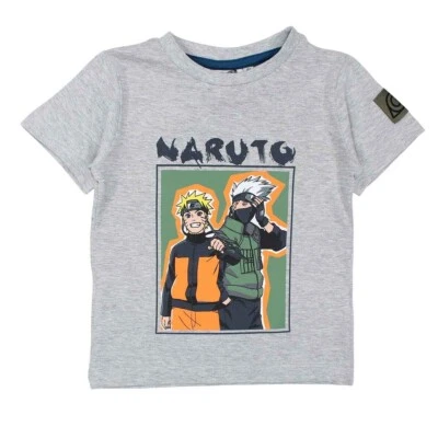 Boy's T-Shirt. NARUTO, Gray Color. 2-14 Years - Image 1 of 2