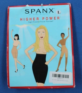 Spanx Higher Power  High Waisted Power Panties Short NWT Size Large #H6711 - Picture 1 of 4