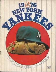 Programa de gemelos Yankees vs Minnesota 1976 vintage - Imagen 1 de 1