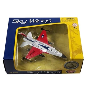 General Dynamics F-16 Fighting Falcon Diecast Replica MotorMax Sky Wings - Picture 1 of 9