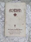 Vintage Book Original Owners Manual For 1981 Pontiac Acadian