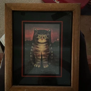 Arte gatto incorniciato - Foto 1 di 3