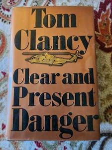 1st Edition Clear and Present Danger by Tom Clancy (1989, Hardcover) - Picture 1 of 6