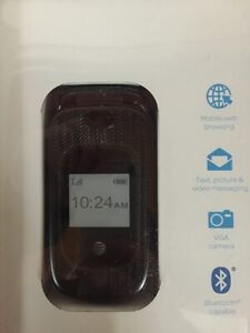 ZTE Z223 AT&T Prepaid Flip Phone - Black (IL/RT6-16159-Z223-NOB)