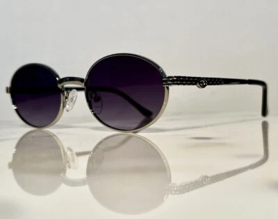 Bonano Men’s Sunglasses Woods Buffs Gold Silver Luxury Oval Designer 51mm - Image 1 of 4