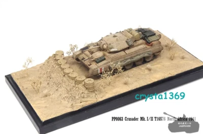 1:72 PP0063 Crusader MK.Ⅰ/Ⅱ T16576 Tank North Africa 1941 Model + Platform Toys - Image 1 of 4