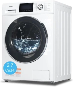 Smad 2.7 Cu. Ft Compact Front Load Washing Machine with Quiet Inverter Motor - Picture 1 of 7