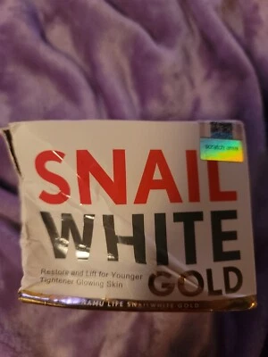 1 Jar - SNAIL WHITE Gold Cream Whitening Skin Anti Aging Restore Repairing 50g.  - Imagem 1 de 4