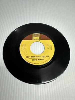 Stevie Wonder Record 45 My Cherie Amour / Don't Know Why I Love You Tamla Motown Foto 1 de 2