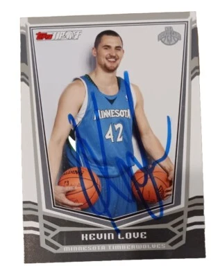 Kevin Love Basketball Signed Autographed 2008-09 NBA Topps Tip Off Rookie Card - Image 1 of 2