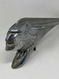 Vtg 1953 Pontiac Indian Chief Chrome Hood Ornament 16.5” 4152053 - Classic Parts - Picture 1 of 17