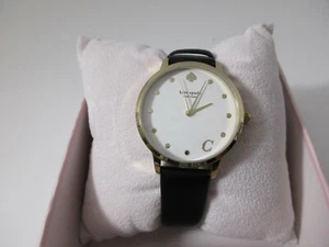 AUTHENTISCHE KATE SPADE NEW YORK MONOGRAMM ARMBANDUHR KSW9009C NEU MIT ETIKETT UVP 195 $ - Bild 1 von 5