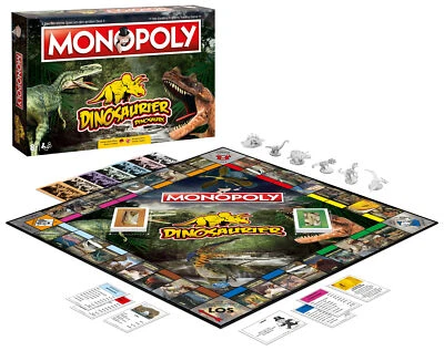 Monopoly Dinosaurier Dino Edition Gesellschaftsspiel Brettspiel Spiel  - Bild 1 von 4