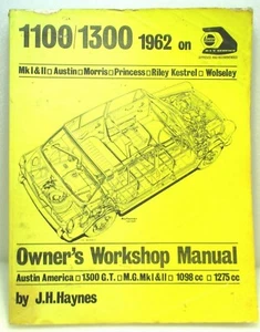 Haynes - B.M.C. 1100/1300 1962 MG Mk I & II Austin Owners Workshop Manual 714 - Picture 1 of 7
