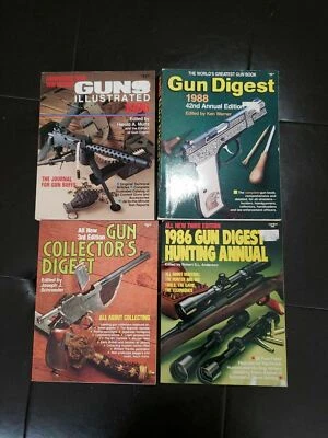 lot of 4 1980's Gun Digest, Hunting, Illustrated books, Journal for Gun buffs - Image 1 of 2