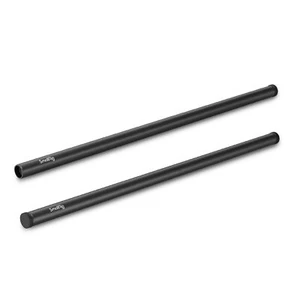 16 Inches 40 cm Black Aluminum Alloy 15mm Rod with M12 Female Thread Pack of ... - Picture 1 of 8