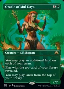 Oracle of Mul Daya x1 1x Doble Masters sin bordes 2022 casi nuevo Magic The Gathering - Imagen 1 de 1