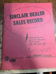 Vintage 1958 Sinclair Oil Dealer Sales Record Book - Picture 1 of 3