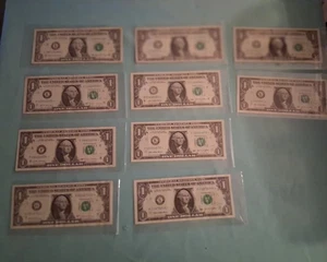 **0ne Dollar Star Notes** Lot of 10(1-2006, 1-2017,3-2017A,5-2021) - Picture 1 of 7
