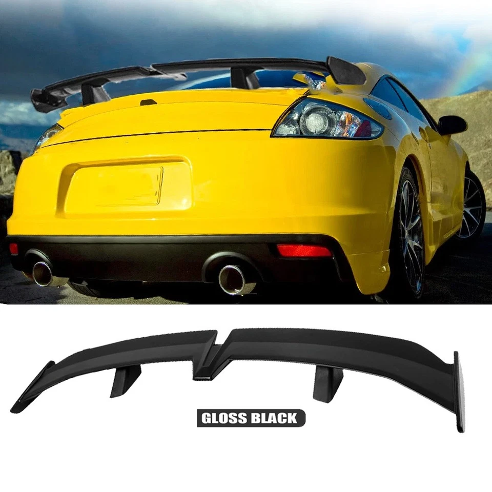 For Mitsubishi Eclipse Gloss Black 55" Rear Trunk Spoiler PRO Racing Rear Wing Foto 1 de 4