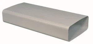 Flachkanal Abluft 222x89 mm Lüftungsrohr 100 cm ohne Muffen Dunstabzug *50550 - Bild 1 von 2