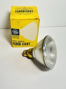 GE WETTERFESTER klarer Fluter 150 WATT 150PAR/FL 120V MEDIUM SKIRTED BASE NEU IM KARTON - Bild 1 von 7