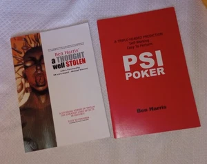 Ben Harris Mental Card Magic Lot ACAAN & OOTW Curry Mentalism PSI Poker Oop - Picture 1 of 2