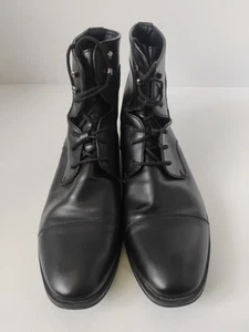 Robert Wayne Jonah Dress/Casual Boots Mens Size 13 D Black Lace Up Leather - Picture 1 of 9