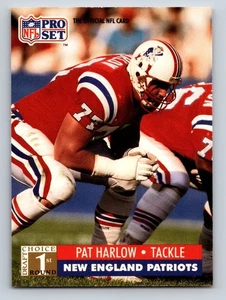 1991 Pro Set - Pat Harlow #740 New England Patriots - Picture 1 of 2