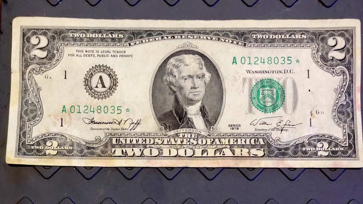 1976 $2 US Federal Reserve Small Notes for sale | eBay